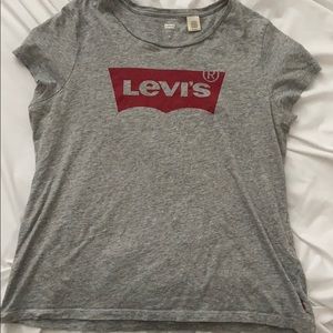 Grey Levis Short Sleeve Tee SZ XL